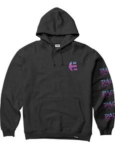 Etnies Rad Walltap Pullover Hoody in Black - Picture 1 of 2
