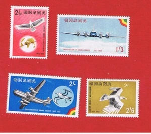 Ghana #32-35   MNH OG   Planes    Free S/H - Picture 1 of 1