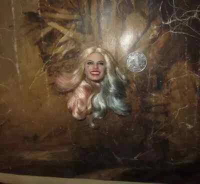 1/6 Hot Toys HT MMS439 Escuadrón Suicida Harley Quinn Cabeza Figura Bailarina Vestido Usado Foto 1 de 2