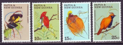 Papua New Guinea 1970 SC 301-304 MNH Set Bird of Paradise - Image 1 of 2