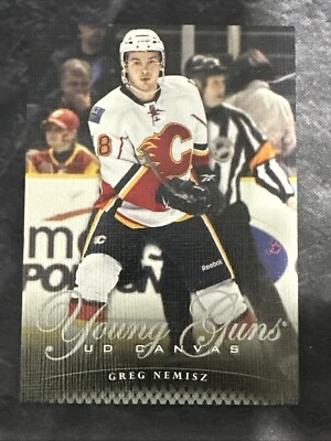 2011-12 Upper Deck UD Canvas Young Guns C92 Greg Nemisz Calgary Flames - Image 1 of 2