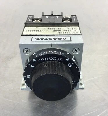 Relé de retardo de tiempo AGASTAT 7012AD 5-50 SEG. Bobina 120V 60Hz 4E-8 Foto 1 de 4