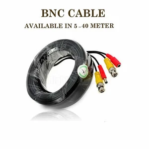 5M-40M Extensión de Potencia de CC BNC Plomo CCTV Cámara de Seguridad DVR Video Cámara Cable - Imagen 1 de 13