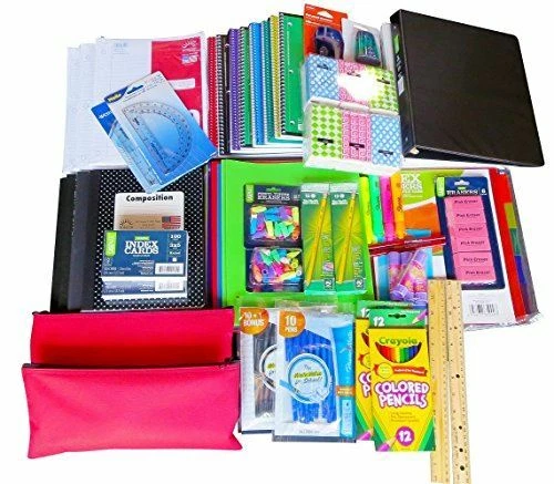 Mega Bulk Back to School Supply Bundle Kit Over 70 + Items - Image 1 of 1