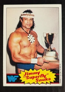 1985 Topps WWF Pro #6 Superfly Jimmy Snuka - Picture 1 of 2