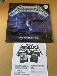 Metallica – Ride The Lightning Rare Double Vinyl, 45 RPM UK Ltd Gatefold 1987 - Picture 1 of 16