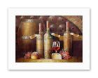 Food Drink Kitchen Wine Cellar Picture Painting Canvas Art Print