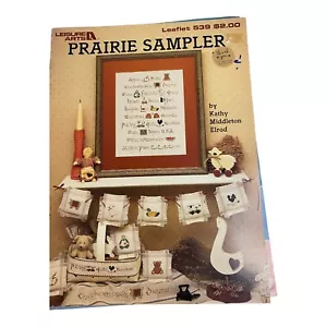 Prairie Sampler Cross Stitch | Leisure Arts 539 Sampler Mini Pillows Towels - Picture 1 of 1