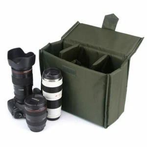Foldable DSLR Camera Bag Insert Case Partition Cover For Canon Nikon Sony Lens - Picture 1 of 14