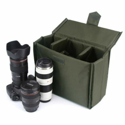 Foldable DSLR Camera Bag Insert Case Partition Cover For Canon Nikon Sony Lens - Image 1 of 4