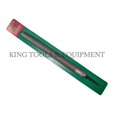New KING 10" Second Cut HALF ROUND FILE, Double Cut, Steel, Tapered End, 30 TPI - Image 1 of 2
