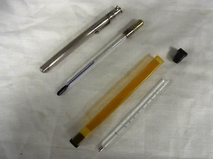 Vintage Thermometers: Embassy Hinks & Wells No 3 in Metal Case + H Stout & Co - Picture 1 of 20