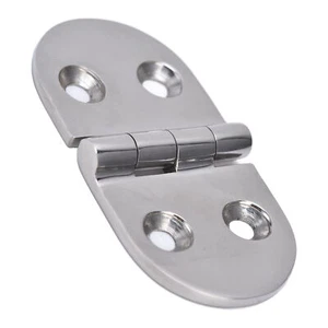 Marine Grade Hinges 316 Stainless Steel 4 Hole Oval Door Hinge For Cabinets - Picture 1 of 22