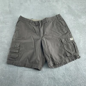 Eddie Bauer Mens Cargo Shorts Size 40 Gray Cotton Casual Outdoor Wear 0979 - Picture 1 of 9