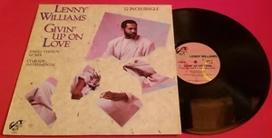 Lenny Williams - Givin' Up on Love - Vinyl Music Record - 12" Single Crush Music - Picture 1 of 8