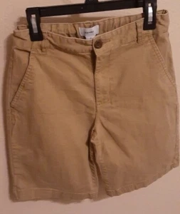 L@@K - Boys Old Navy Khaki School Uniform Shorts Sz 12 w/adjustable waist Nice! - Picture 1 of 6