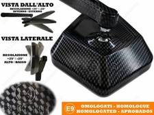 Paar Spiegel Street Carbon-Look Genehmigt Logo Gold Yamaha Xsr 900 700