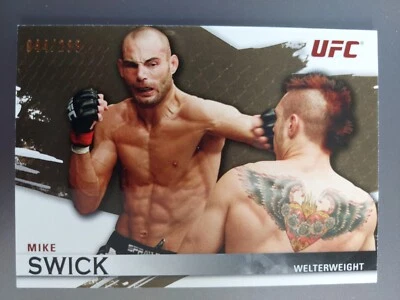 Mike Swick #42 2010 Topps UFC Knockout Gold #044/288 - Image 1 of 2