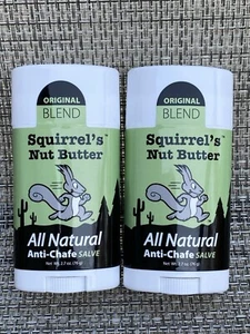 Squirrel's Nut Butter All Natural Anti Chafe Run Salve Stick 2.7oz ( 2-pack) - Picture 1 of 7