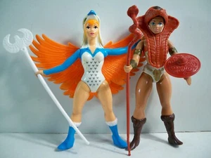 K248989 SORCERESS & TEELA 100% COMPLETE 1986 HE-MAN FIGURE MOTU ORIGINAL MATTEL - Picture 1 of 18