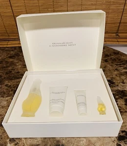 VINTAGE - Donna Karan Cashmere Mist Gift Set  Read  Spray Lotion Sealed Box - Picture 1 of 7