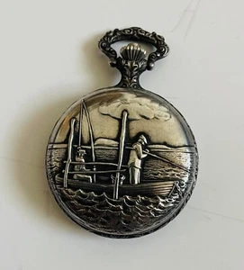 Vintage Arnex 17 JEWELS SWISS POCKET WATCH W/Chain MECHANICAL HANDWIND INCABLOC - Picture 1 of 3