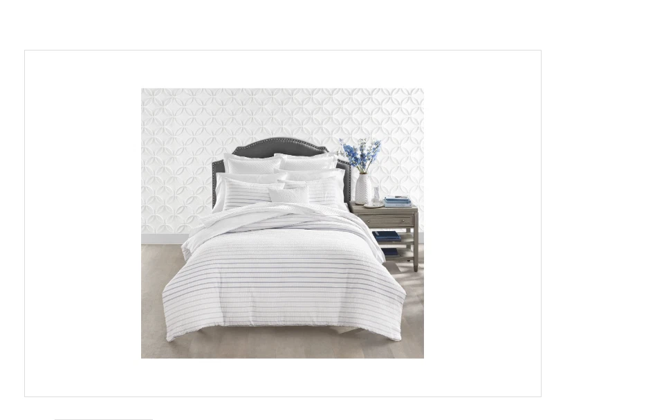 Charter Club Damask Designs Seersucker Ombre Stripe, Twin Comforter Set, Exclusi - Image 1 of 1