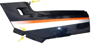 05 04 03 02 01 00 99-06 NINJA EX250 FRAME SIDE COVER TAIL FAIRING BLUE LEFT NJ - Picture 1 of 5