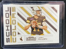 2018 Josh Allen Contenders Draft Picks School Colors ROOKIE! Bills Star