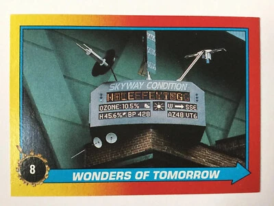 Topps Back To The Future Part II 2 Trading Card 8 Wonders Of Tomorrow - Image 1 of 2