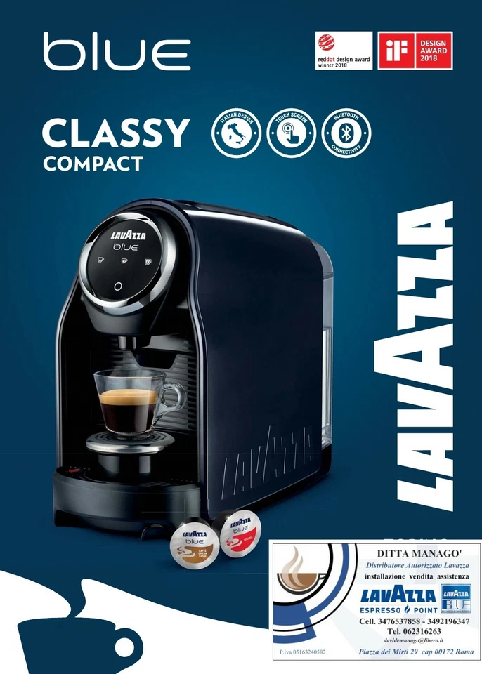 Promozione !!! Nuova macchina Lavazza Blue - In Black   LB 900 Classy Compact - Immagine 1 di 4
