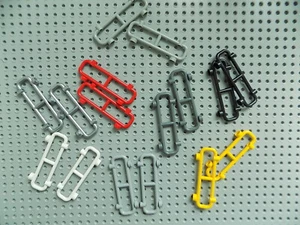 Lego Fence Gate Bar 1 x 8 x 2 part 2486 lot of 2 pick your color - Picture 1 of 18