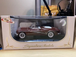 Signature Models 1953 Buick Skylark Diecast 1/32 Burgundy Convertible w/Box - Picture 1 of 14
