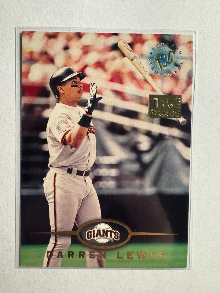 K308,607 - 1995 Stadium Club First Day Issue #74 Darren Lewis - Image 1 of 1