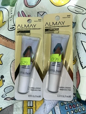 🩷 ALMAY AGELESS HYDRATING CONCEALER #040 Medium Deep Hypoallergenic lot of 2 - Image 1 of 2