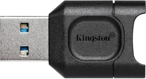 Kingston MobileLite Plus USB 3.2 microSDHC/SDXC UHS-II Card Reader Black - Afbeelding 1 van 5