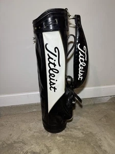 Bolsa de golf vintage TITLEIST Sunday/Carry con cubierta bonita y limpia - HECHA EN EE. UU. - Imagen 1 de 10