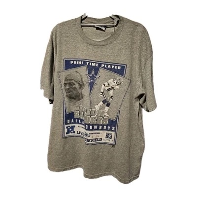 Camiseta De Colección Deion Sanders Dallas Cowboys Prime Time Player Lee Sport Hombres XL Foto 1 de 4