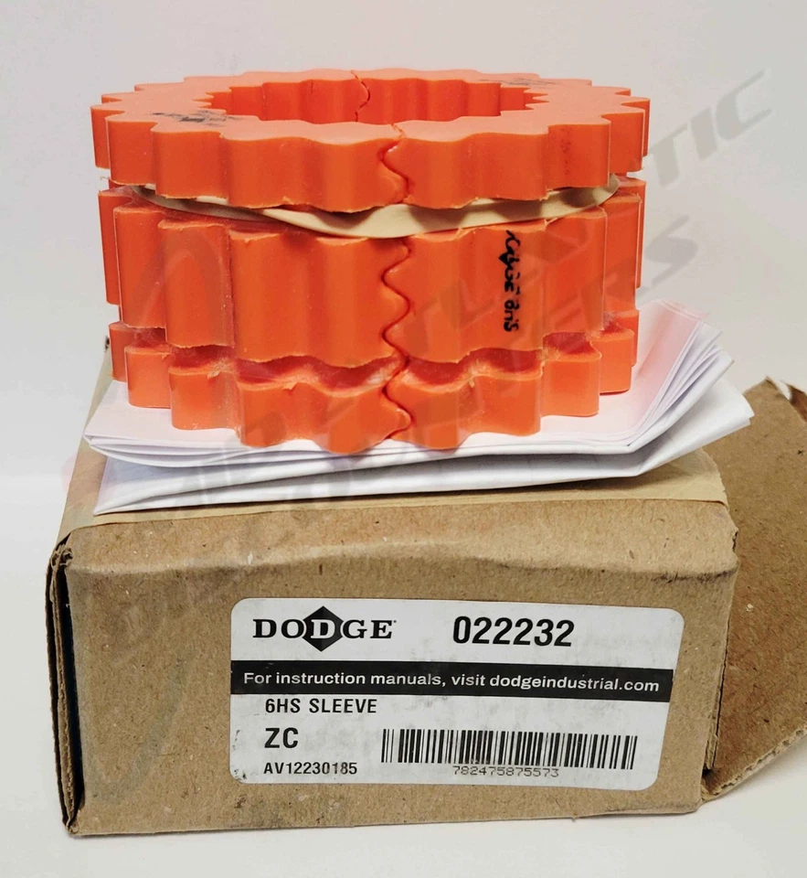 Baldor Dodge 022232 Elastomeric Coupling D-Flex, Size 6, Rating 6000 Rpm - Image 1 of 1