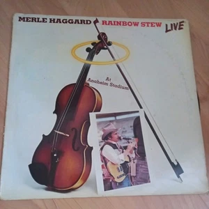 Merle Haggard - Rainbow Stew Live at Anaheim Stadium - Vinyl Record LP Album - Picture 1 of 4