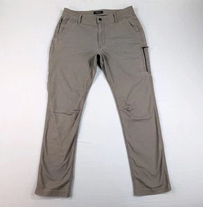 Huckberry X Proof Pants Adult 33x30 Rover EDC Brown Slim Taper Cargo Zip* - Picture 1 of 16