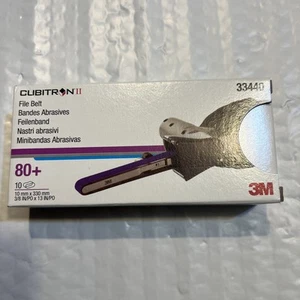 3M Cubitron II File Belt 80+ 10mmx330mm (3/8"x13") 10 belts/cart 5 cart/case - Bild 1 von 10