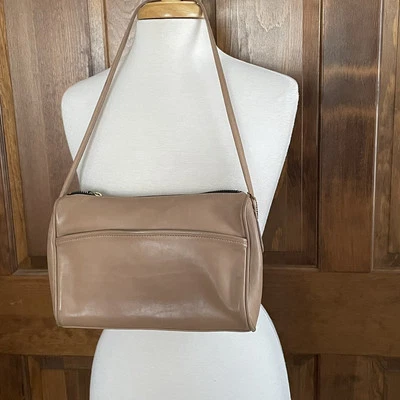 Bandolera Coach de Colección Pre-94 Delgada con Cremallera Estilo Masilla Cuero 4018 Creed 0597-138 Foto 1 de 4