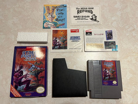 Nintendo NES Street Fighter 2010 NICE WORKS w instructions Box Styrofoam Inserts