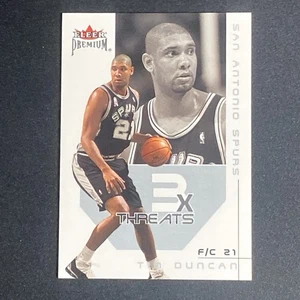 2002-03 Fleer Premium Triple Threats 240/250 Tim Duncan #5TT HOF - Foto 1 di 6