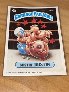 1986 Topps Garbage Pail Kids GPK Series 3 # 93b Dustin - Picture 1 of 2
