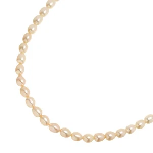 MIKIMOTO Freshwater cultured pearl Necklace 18K YG 750 90296645 - Picture 1 of 6