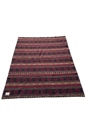 Woolrich Wool Blanket Throw Reversible  Southwestern Aztec John Rich & Bros - Image 1 of 4