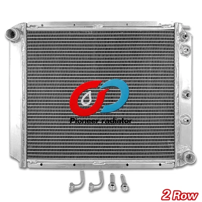 Aluminum Radiator Fits Volvo 240 242 244 245 264 740 745 760 780 940 DL GLE - Image 1 of 4