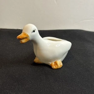 Goose Toothpick Holder Geese Duck Cute Country Primitive 80s  - Picture 1 of 4